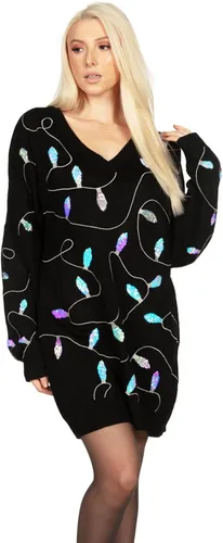 Vista 51 de Vestido tipo suéter con guirnalda Gaudy para mujer