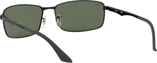 Vista 6 de Ray-Ban Gafas de sol rectangulares de metal RB3498 para hombre