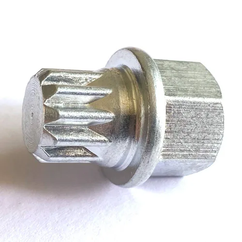 Vista 4 de Adaptador antirrobo de llave de tuerca de bloqueo de rueda de 11 estrías 8D0601139F001 compatible con ABC 11 dientes (puntiagudos) 1997-2007 VW