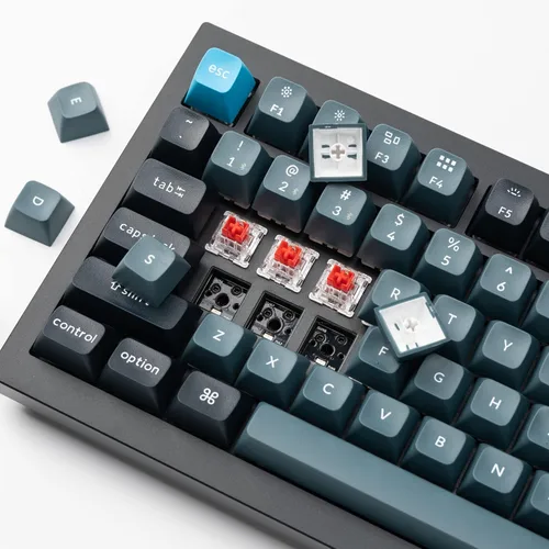 Vista 2 de Keychron Q1 Pro Teclado mecánico inalámbrico personalizado, QMKVIA programable de aluminio completo 75% diseño BluetoothRGB con cable