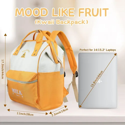 Vista 5 de Zomake - Mochila para portátil de 15.6 pulgadas, mochila grande y bonita, para niñas y mujeres, para la escuela, universidad, para niñas y mujeres