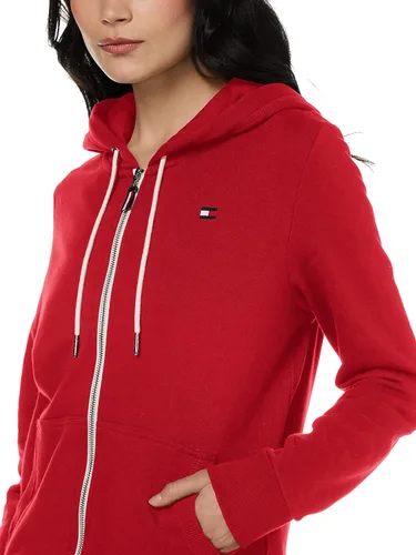 Vista 3 de Tommy Hilfiger Zip-up Hoodie Classic Sweatshirt for Women with Drawstrings and Hood