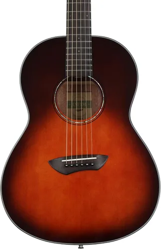Vista 6 de Yamaha CSF3M TBS Guitarra Acústica All-Solid Tamaño Parlor, Old Violin Sunburst, Tobacco Brown Sunburst
