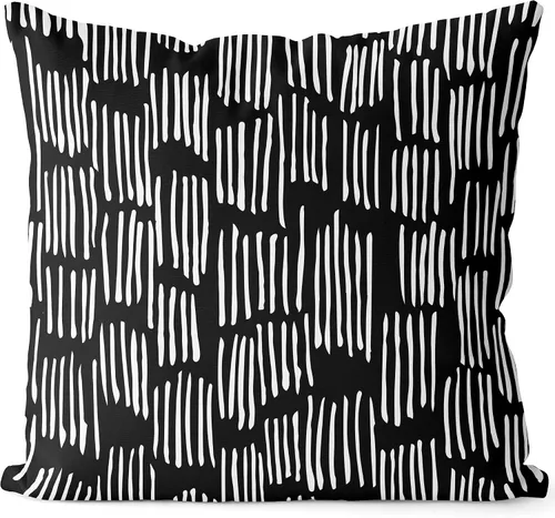 Vista 15 de BEDSUM Funda de almohada de microfibra, suave, decorativa, geométrica, abstracta, triangular, funda de cojín cuadrada para sofá, dormitorio, 18 x 18