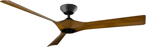 Vista 16 de Torque Smart - Ventilador de techo de 3 aspas para interiores y exteriores, 58 pulgadas, níquel cepillado/ébano con control remoto, funciona