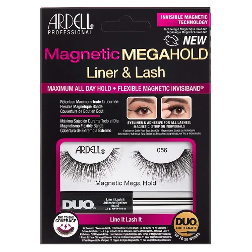 Vista 4 de Ardell Magnetic MegaHold Liquid Liner & Lash 054, 1 par