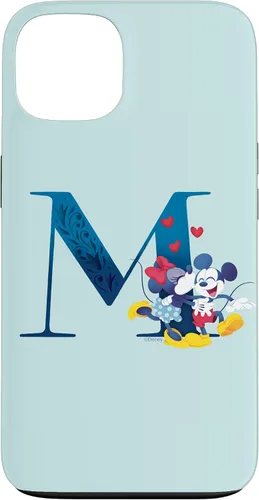 Vista 7 de iPhone 11 Pro Max Disney Alphabet Monogram Letter M para Funda de Mickey y Minnie Mouse