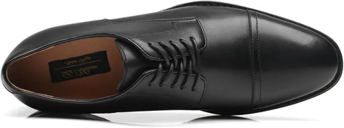 Vista 5 de Zapatos de vestir de encaje Oxford con punta de casquillo clásica para hombre