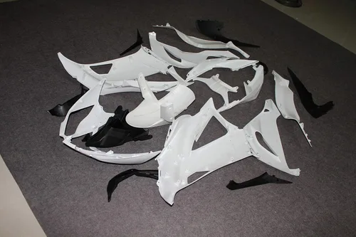 Vista 2 de Kit de carenado de carrocería ABS sin pintar para Kawasaki Ninja ZX-6R ZX636 2013-2018
