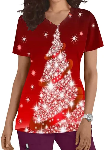 Vista 2 de Blusas de manga corta para mujer, cuello en V, para verano, otoño, 2023, Y2K