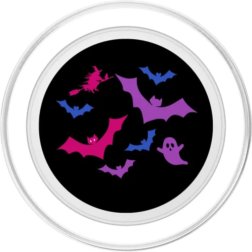 Vista 2 de Bi Pride Halloween Sutil Bisexual LGBTQ Otoño Otoño PopSockets MagSafe PopGrip para iPhone