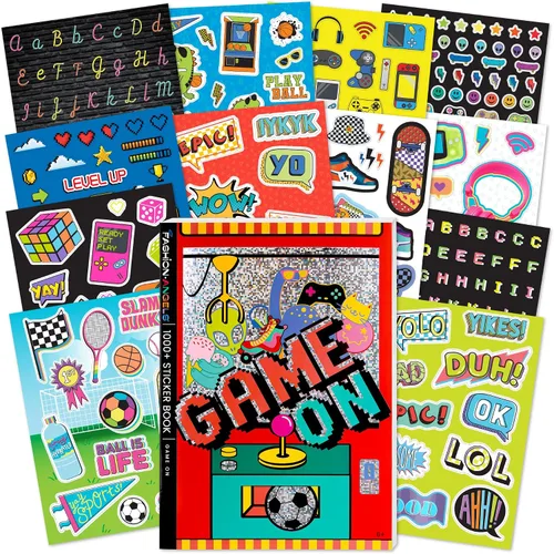 Vista 7 de Fashion Angels Más de 2,000 cuadernos de calcomanías del alfabeto, incluye divertidas y coloridas calcomanías de letras para manualidades, ideal