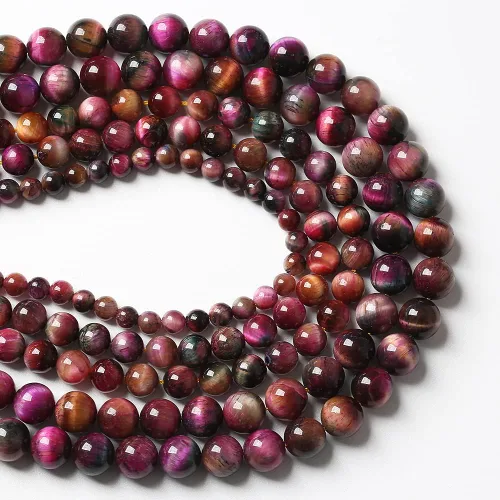 Vista 52 de 4mm 90 piezas Cuentas de piedra natural de turquesa africana para hacer joyería Cuentas sueltas de gemas redondas para pulseras, collares, aretes