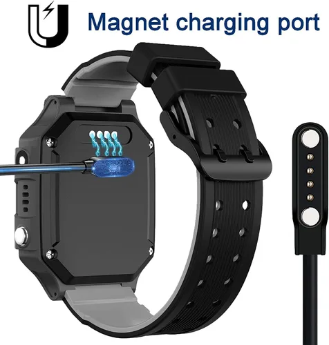 Vista 3 de Cargador universal para reloj inteligente, magnético, accesorios de reloj inteligente de 4 pines de 0.300 in, cable de cargador magnético