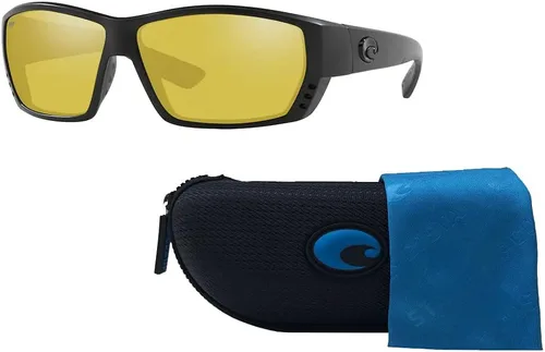 Vista 3 de Costa Tuna Alley 6S9009 - Lentes de sol rectangulares para hombre + paquete con kit de cuidado de gafas de cortesía de diseñador iWear