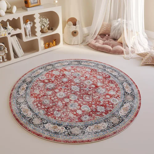Vista 149 de Rugcomf Alfombra de Entrada de 2'x3' - Patrón Paisley, Tapete para Puerta de Entrada Interior, Floral Vintage, Lavable a Máquina, Alfombra
