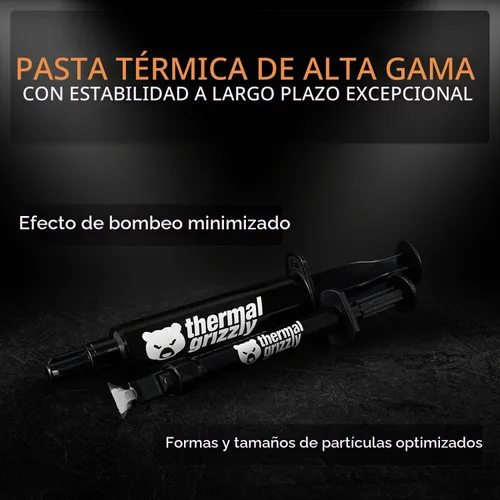 Vista 4 de Thermal Grizzly - Duronaut - Pasta térmica de alta durabilidad y alto rendimiento para máxima conductividad durante el overclock