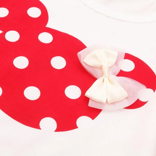 Vista 3 de Conjunto de 2 piezas de camiseta de manga larga + pantalones para bebé niña