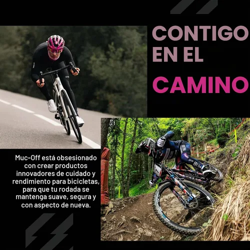 Vista 8 de Muc-Off eBike - Lubricante de cadena seca, 1.7 onzas líquidas, lubricante para bicicleta, aceite de cadena de bicicleta, cera de cadena para Negro