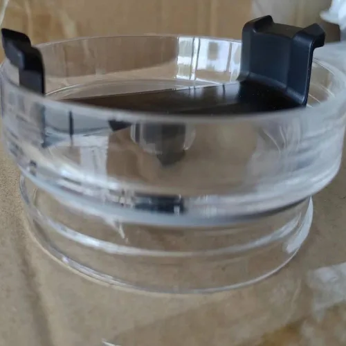 Vista 3 de Accesorios para vasos, tapa de vaso de repuesto para vasos de Dokan92 de 40 onzas (negro), a prueba de fugas y derrames y resistentes a salpicaduras