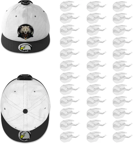 Vista 12 de Niunuerga Paquete de 16 Ganchos Adhesivos para Sombreros para Pared, Perchero Fuerte para Gorras de Béisbol, Organizador de Sombreros
