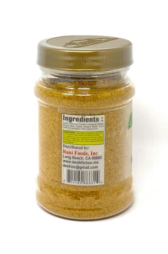 Vista 3 de Desi Kitchen Curry en polvo caliente 3oz (85g) Mezcla de curry indio caliente Sin OMG Vegano Sin sal Por Rani Foods
