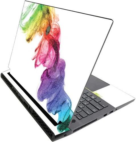Vista 492 de MightySkins - Skin brillante con purpurina para Alienware M17 R3 (2020) y M17 R4 (2021) - Diversión de los años 90 Acabado duradero con purpurina