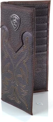 Vista 6 de Ariat Cartera marrón Rodeo Bordado Bota Hombre
