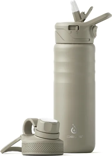 Vista 37 de IDEUS Botella de agua aislada de 12 onzas, botella de agua aislada de acero inoxidable para la escuela, botellas aisladas con pajitas a prueba