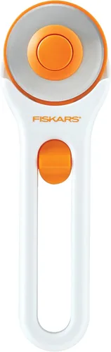 Vista 9 de Fiskars Cortador giratorio Loop, colección Explore Ultra Lila, cuchilla de acero de precisión para tela, fieltro y vinilo, 45 mm