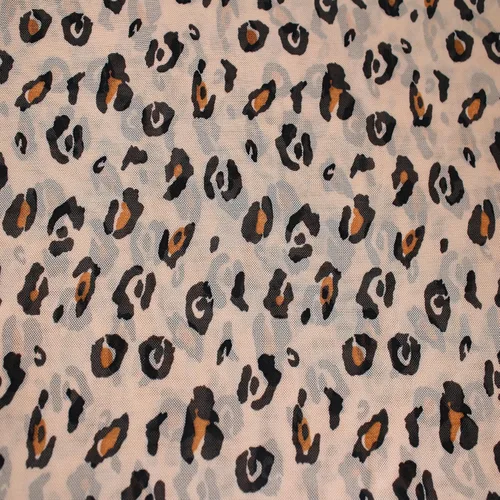Vista 50 de Texco Inc - Tela de malla de encaje de poliéster elastano estampada de 60 pulgadas de ancho (3.53 oz/m²), ligera, elástica en 4 direcciones