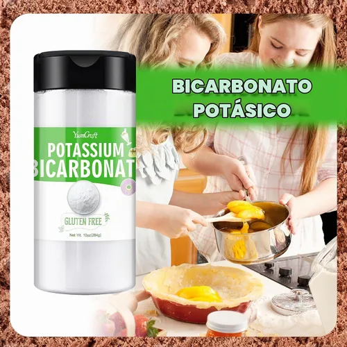 Vista 7 de Bicarbonato de potasio de 10 onzas, 100 % puro, bicarbonato de potasio en polvo, para plantas, pasteles, vinificación, fermentación, bicarbonato
