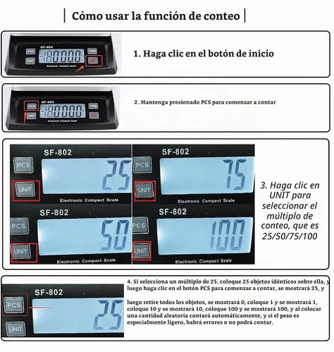 Vista 5 de Copkim Báscula de cocina digital grande de 66 libras, 30kg, color negro
