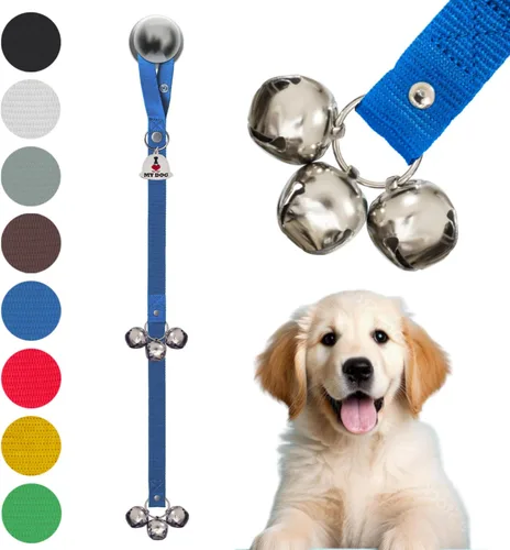 Vista 9 de Caldwell's Pet Supply Co. Campanas para orinal para perros, campanas para puerta de perro, campanas para salir al exterior, campana de entrenamiento