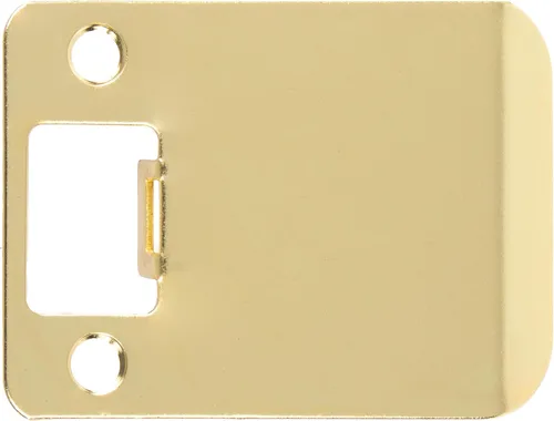 Vista 11 de Placa de impacto de esquina redonda con reborde extendido, 2-1/4" x 1-1/2", (2" de longitud total), latón antiguo de Stone Harbor Hardware