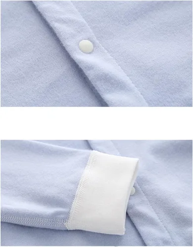 Vista 5 de Ropa para bebé niño y niña, paquete de 3 unidades, manga larga, 100% algodón, trajes de 3 a 24 meses