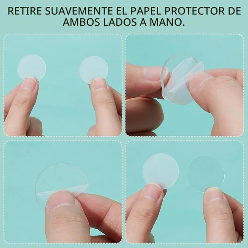 Vista 5 de FINGERINSPIRE 100 piezas de lámina de acrílico circular transparente de 1 pulgada, bases circulares en miniatura en blanco, disco de acrílico mini
