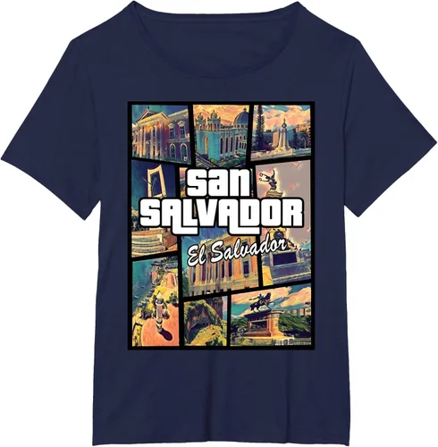 Vista 18 de Camiseta Orgullosa de San Salvador Capital El Salvador