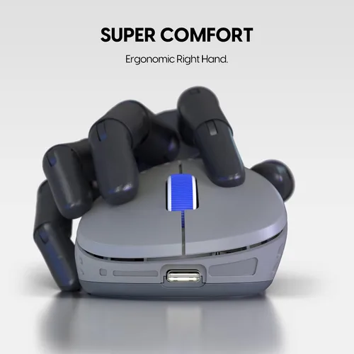 Vista 6 de Pulsar Gaming Gears - Xlite V2 Mini Retro Edition Wireless High Performance Super Light and Fast Ergonómico Gaming Mouse 2.4Ghz 1ms 20000 DPI Sensor