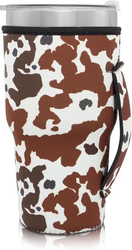 Vista 120 de Fundas Aislantes de Neopreno Portavasos con Asa para Vasos Tumbler de 20oz, Funda Reutilizable para Café Helado Para Tazas de Café de 30oz - 32oz