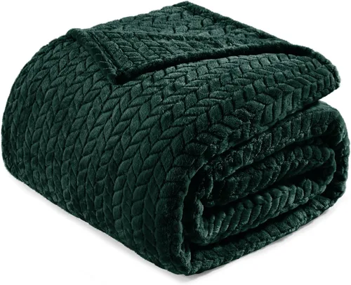 Vista 19 de Exclusivo Mezcla Manta de forro polar gris claro tamaño Queen para cama, 90 x 90 pulgadas, suave y acogedora manta decorativa 3D de franela