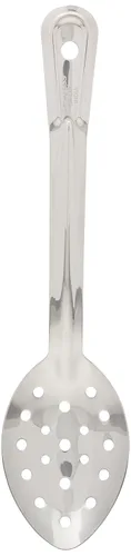 Vista 2 de Winco Cuchara para untar de acero inoxidable, perforada, 11", 0.047 in