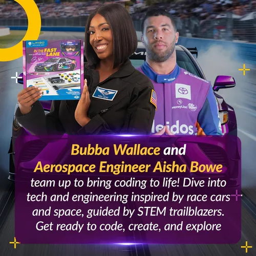 Vista 2 de LINGO in The Fast Lane Kit de codificación STEM - Construye, codifica y aprende la tecnología de un coche de carreras - Aprende a codificar