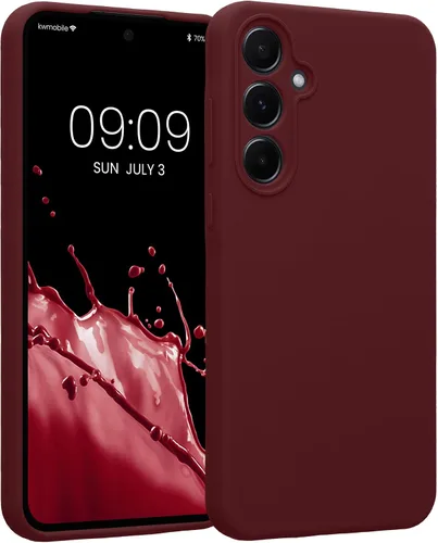 Vista 109 de kwmobile Funda compatible con Samsung Galaxy A13 4G - Funda delgada de silicona TPU - Acabado suave al tacto - Amarillo radiante