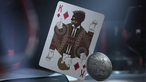 Vista 4 de MJM The Dark Knight x Batman Juego de cartas por theory11