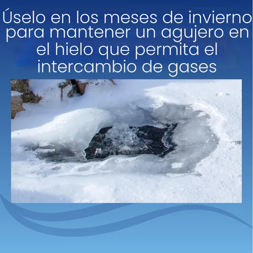 Vista 8 de Juego de ventilación de aire para estanque, de Aquascape, 2 salidas, Negro