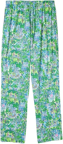 Vista 2 de Lilly Pulitzer Pantalón tejido PJ para hombre en Sprout Green - Lilly On Vacation (Talla XL), Sprout Green Lilly en vacaciones