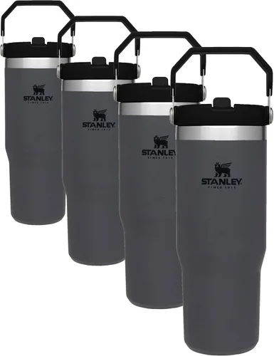 Vista 96 de STANLEY IceFlow 2.0 - Vaso con pajita, 14 onzas, color verde primavera