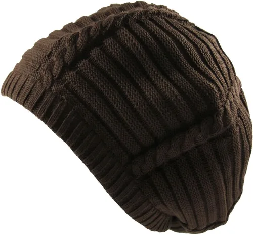 Vista 33 de RW Gorro de punto acanalado clásico Rasta 100% algodón