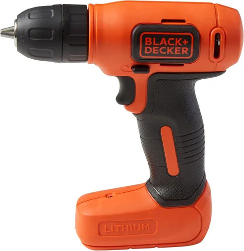 Vista 6 de BLACK+DECKER 8V MAX Taladro inalámbrico + Kit de proyecto para decoración del hogar de 43 piezas (BDCD8HDPK)